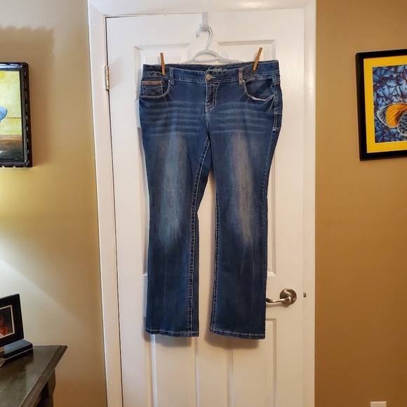 Amethyst Womens Plus Size Jeans - Picture 1 of 14